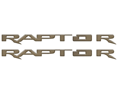 Running Board Emblem Overlays Fits 2017-2024 Ford F-150 Raptor