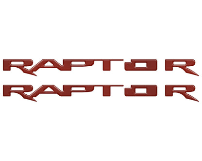 Running Board Emblem Overlays Fits 2017-2024 Ford F-150 Raptor