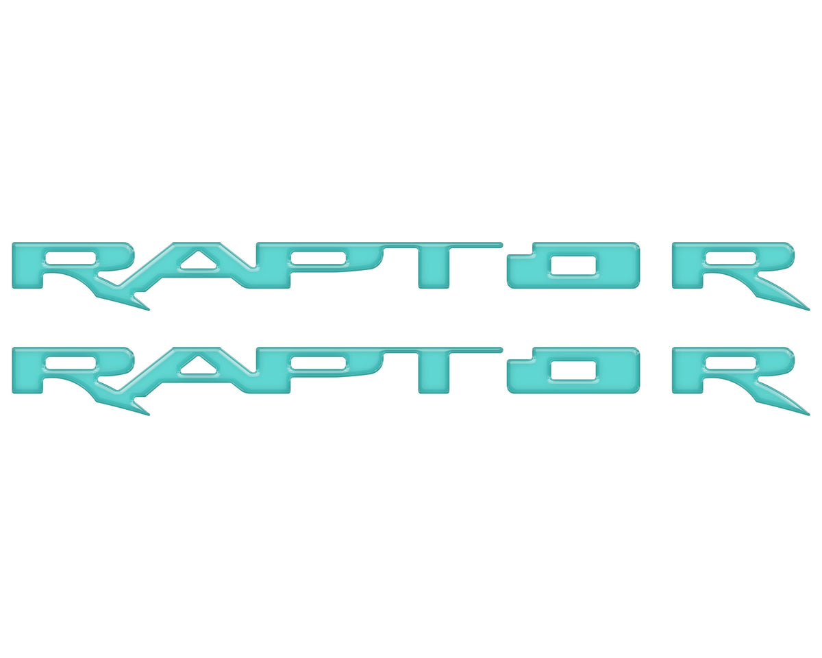 Running Board Emblem Overlays Fits 2017-2024 Ford F-150 Raptor