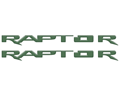 Running Board Emblem Overlays Fits 2017-2024 Ford F-150 Raptor