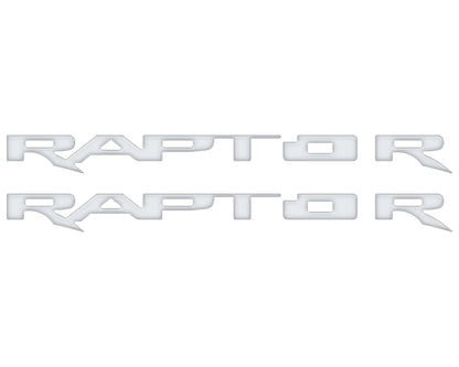 Running Board Emblem Overlays Fits 2017-2024 Ford F-150 Raptor