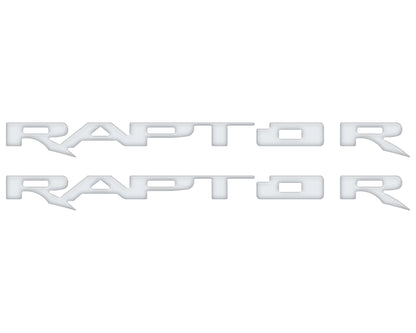 Running Board Emblem Overlays Fits 2017-2024 Ford F-150 Raptor