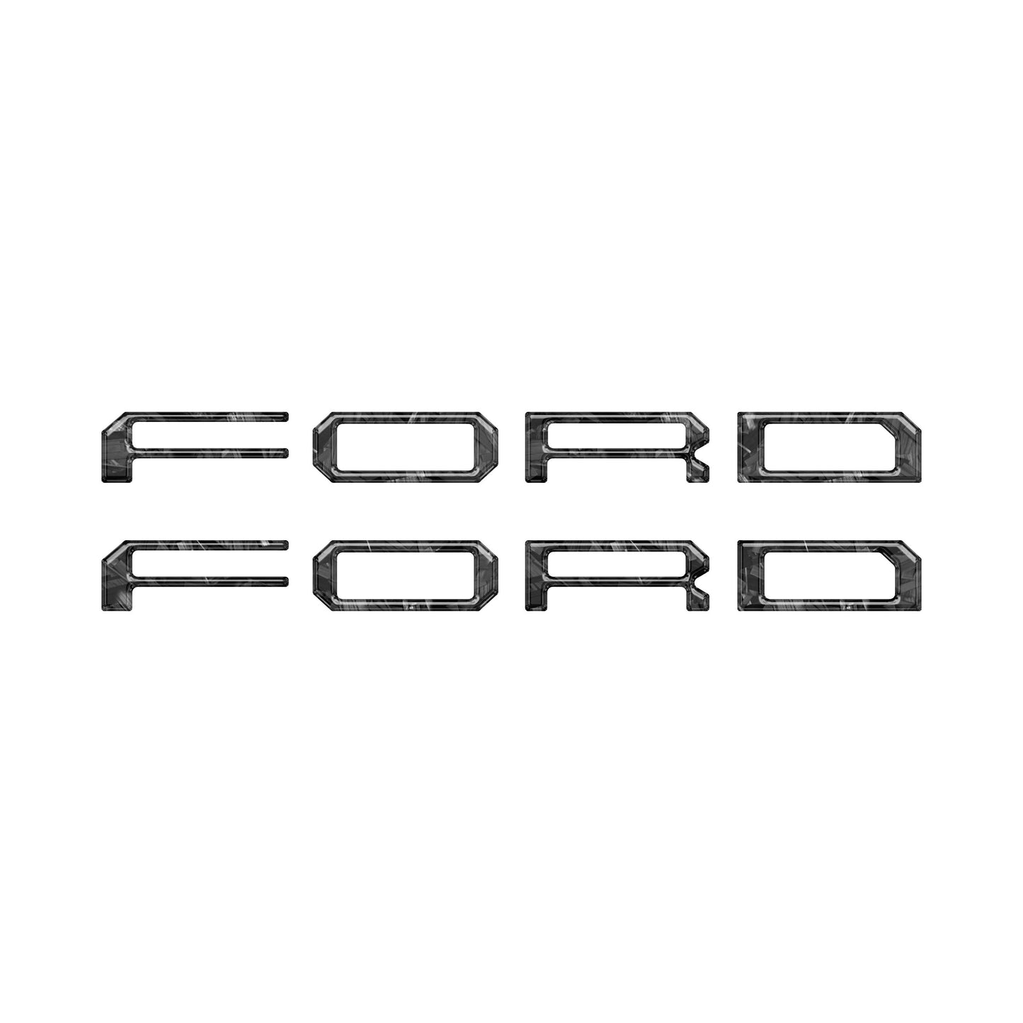 Tremor Running Board Letter Inserts Fits 2020-2026 Ford Super Duty Tremor