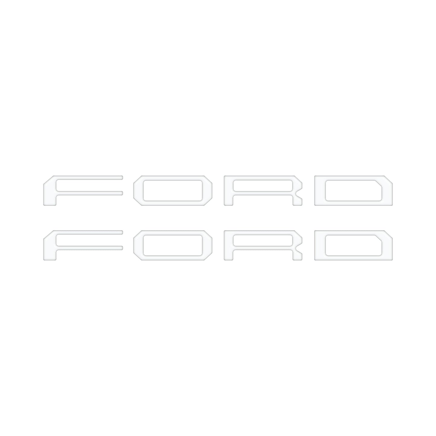 Tremor Running Board Letter Inserts Fits 2020-2026 Ford Super Duty Tremor