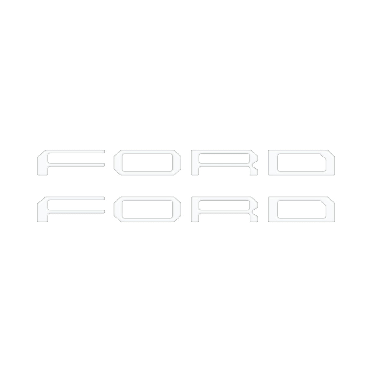 Tremor Running Board Letter Inserts Fits 2025-2027 Ford Expedition Tremor