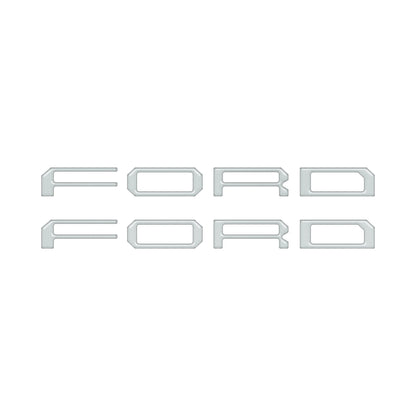 Tremor/Raptor Running Board Letter Inserts Fits 2025-2027 Ford F-150