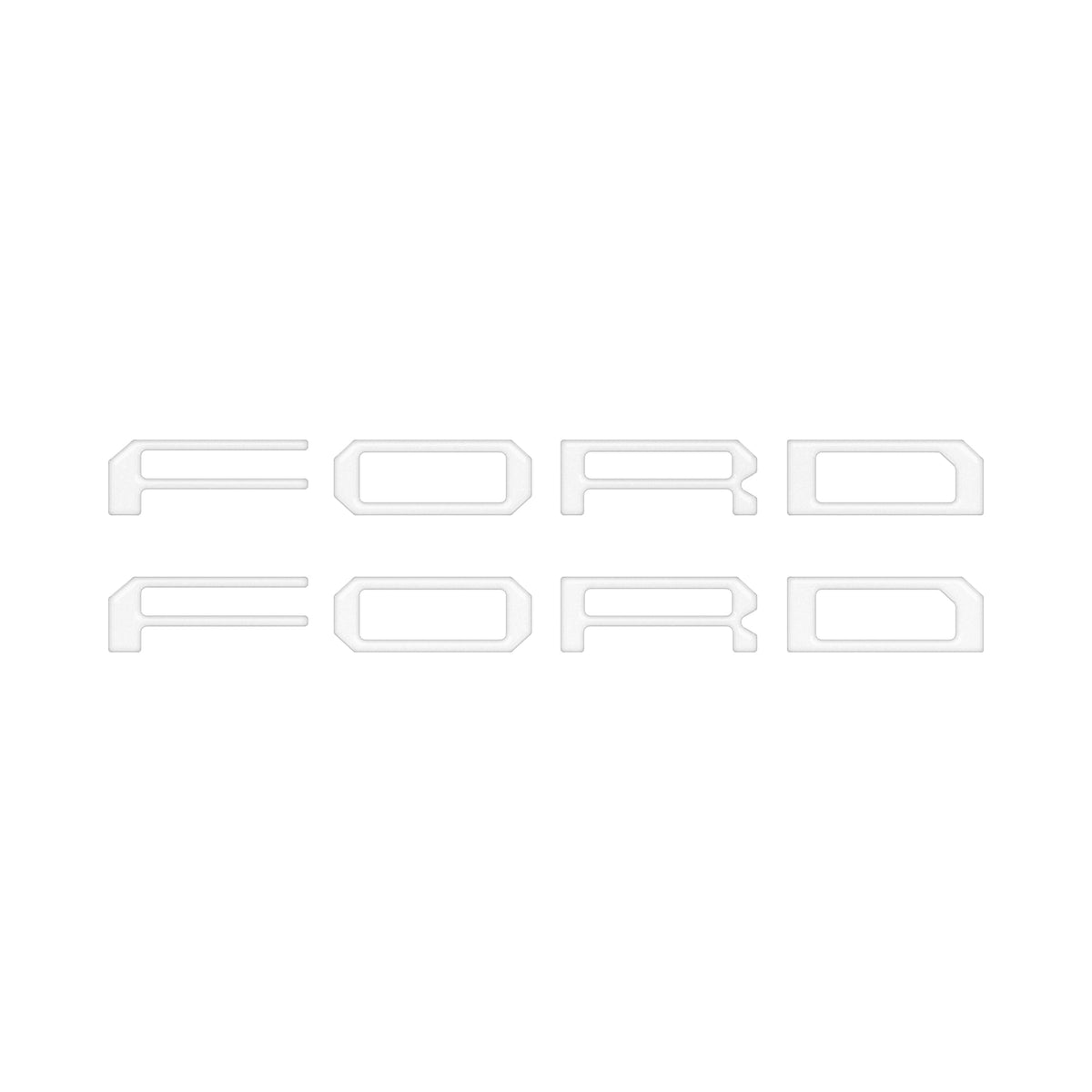 Tremor Running Board Letter Inserts Fits 2021-2024 Ford F-150