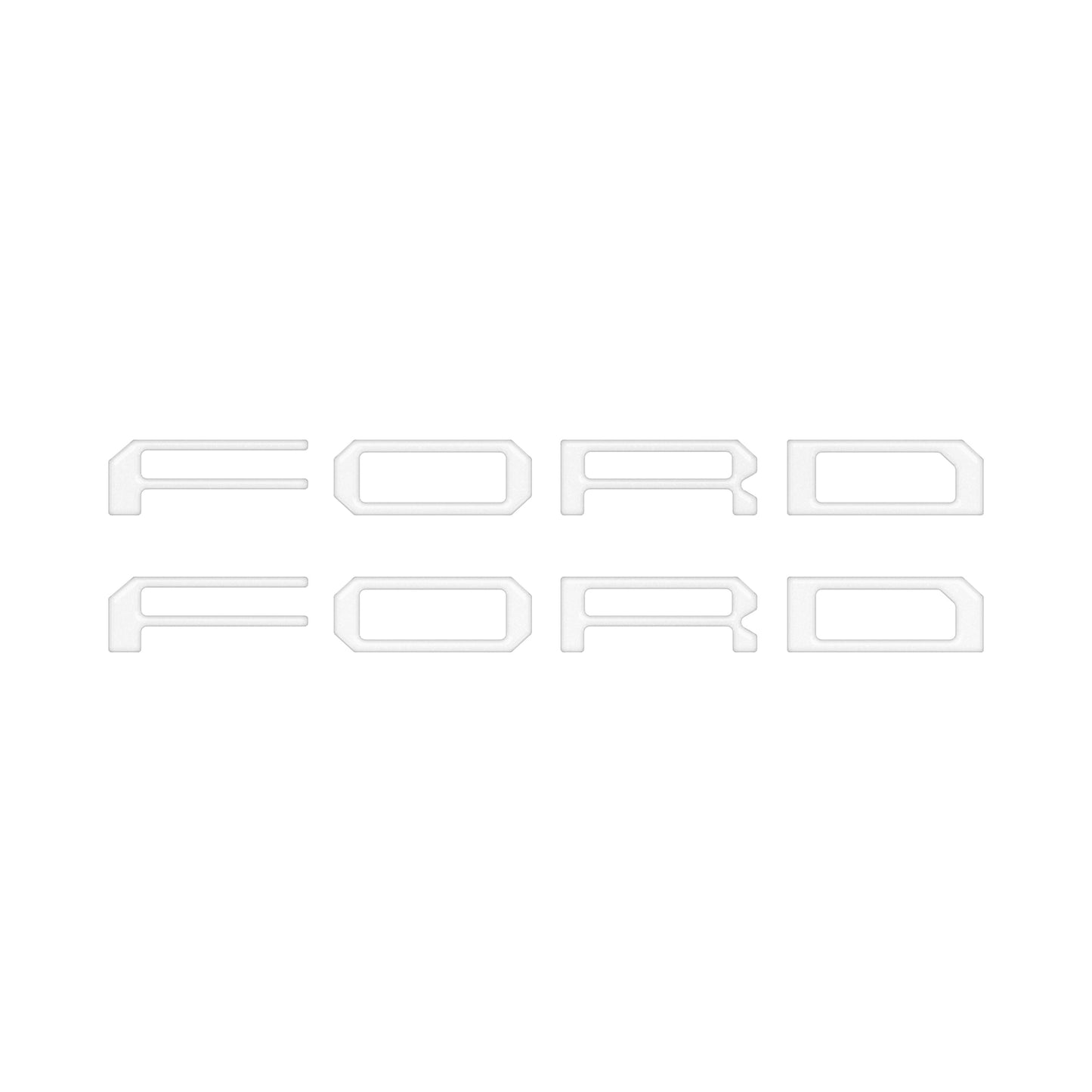 Tremor Running Board Letter Inserts Fits 2020-2026 Ford Super Duty Tremor