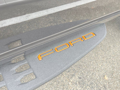 Tremor/Raptor Running Board Letter Inserts Fits 2025-2027 Ford F-150