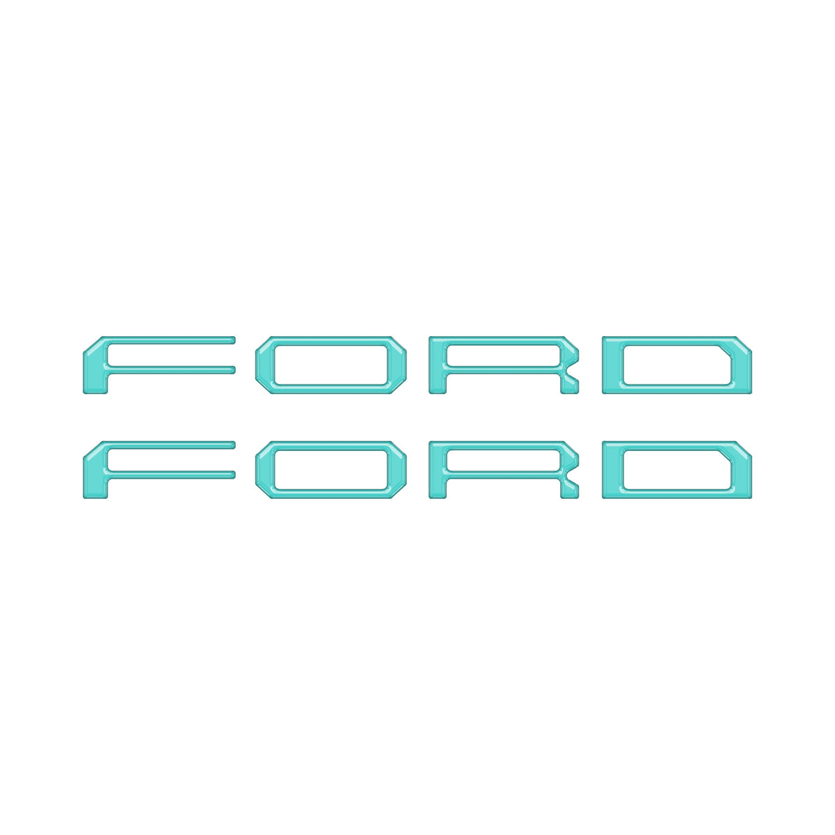 Tremor Running Board Letter Inserts Fits 2025-2027 Ford Expedition Tremor