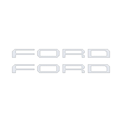 Tremor Running Board Letter Inserts Fits 2020-2026 Ford Super Duty Tremor