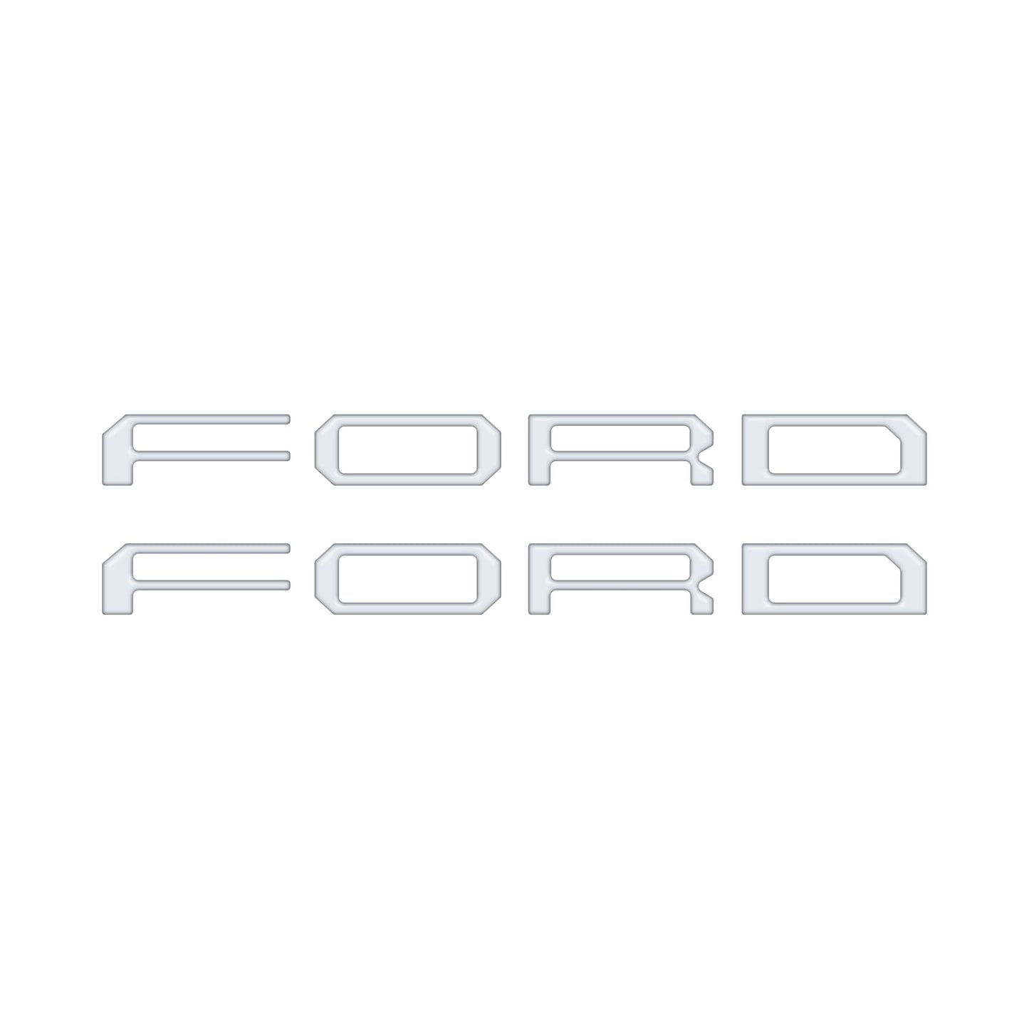 Tremor Running Board Letter Inserts Fits 2020-2026 Ford Super Duty Tremor