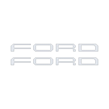 Tremor Running Board Letter Inserts Fits 2020-2026 Ford Super Duty Tremor