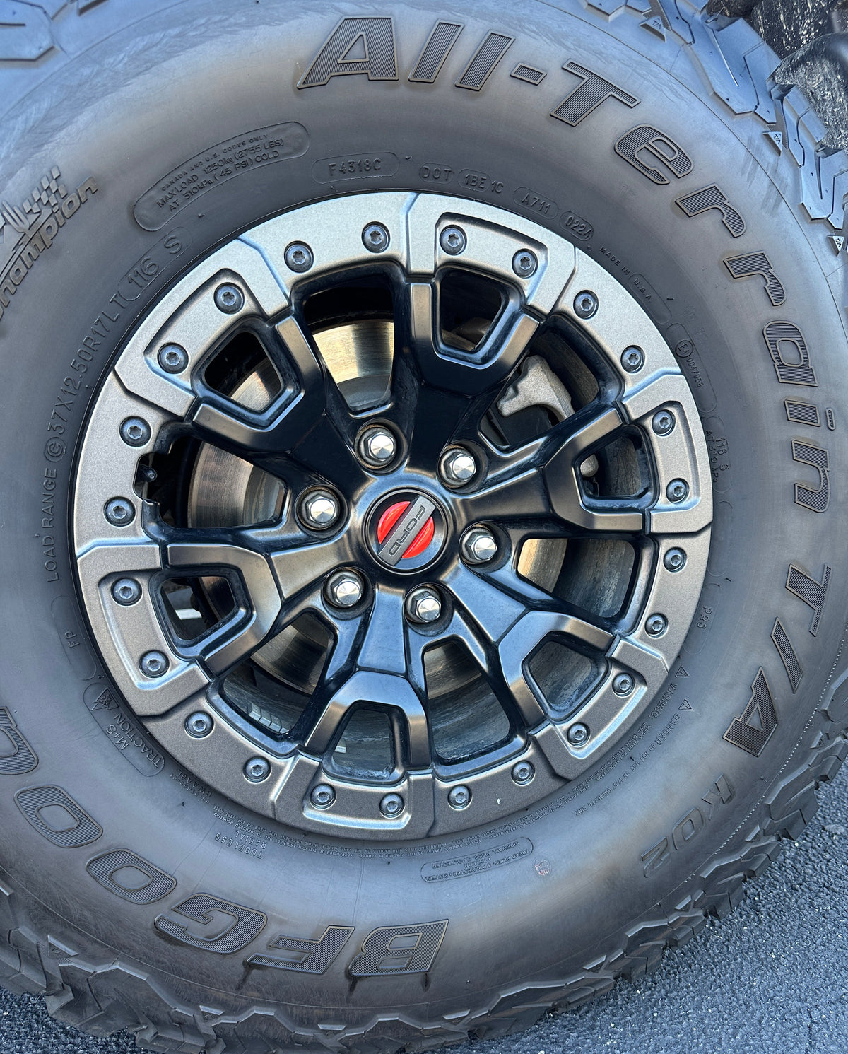Center Wheel Hub Cap Inserts Fits 2017-2027 Ford F-150