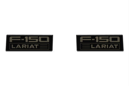 Fender Vent Badge Replacement Inserts Fits 2021-2027 Ford F150