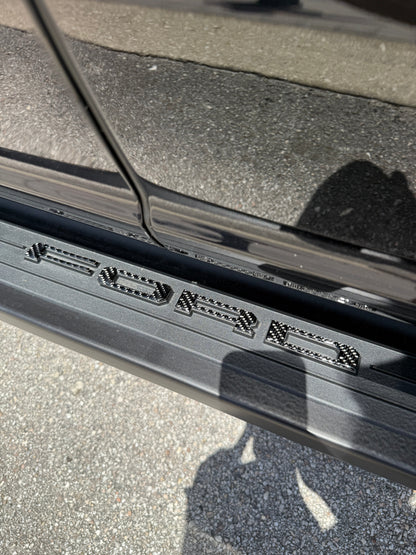 Lightning Running Board Overlays Fits 2022-2027 Ford F150 Lightning