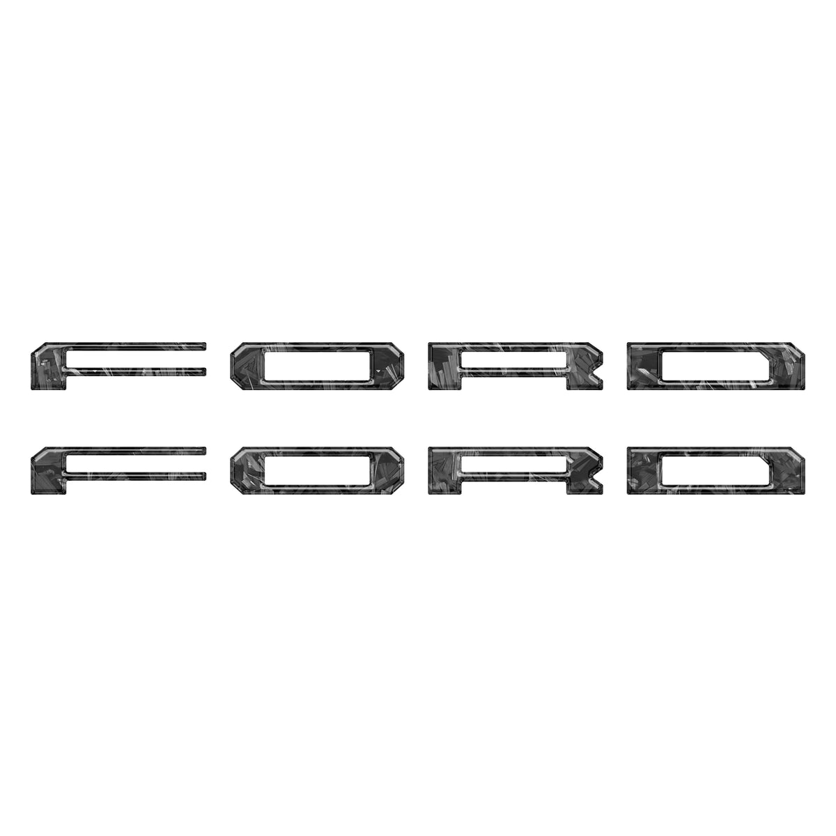 Lightning Running Board Overlays Fits 2022-2027 Ford F150 Lightning