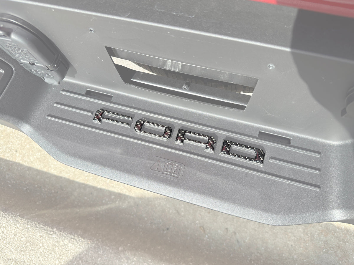 Lightning Rear Bumper Overlays Fits 2022-2027 Ford F-150 Lightning