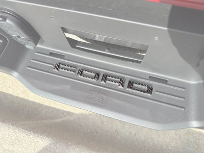 Lightning Rear Bumper Overlays Fits 2022-2027 Ford F-150 Lightning