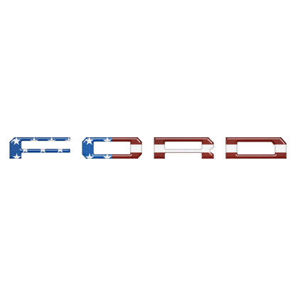 Lightning Rear Bumper Overlays Fits 2022-2027 Ford F-150 Lightning