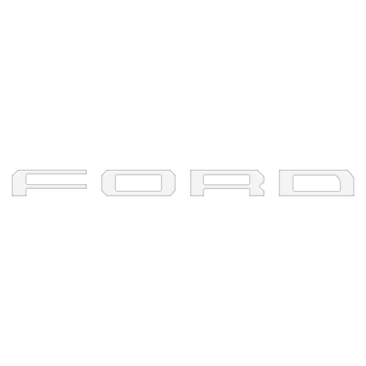 Lightning Rear Bumper Overlays Fits 2022-2027 Ford F-150 Lightning