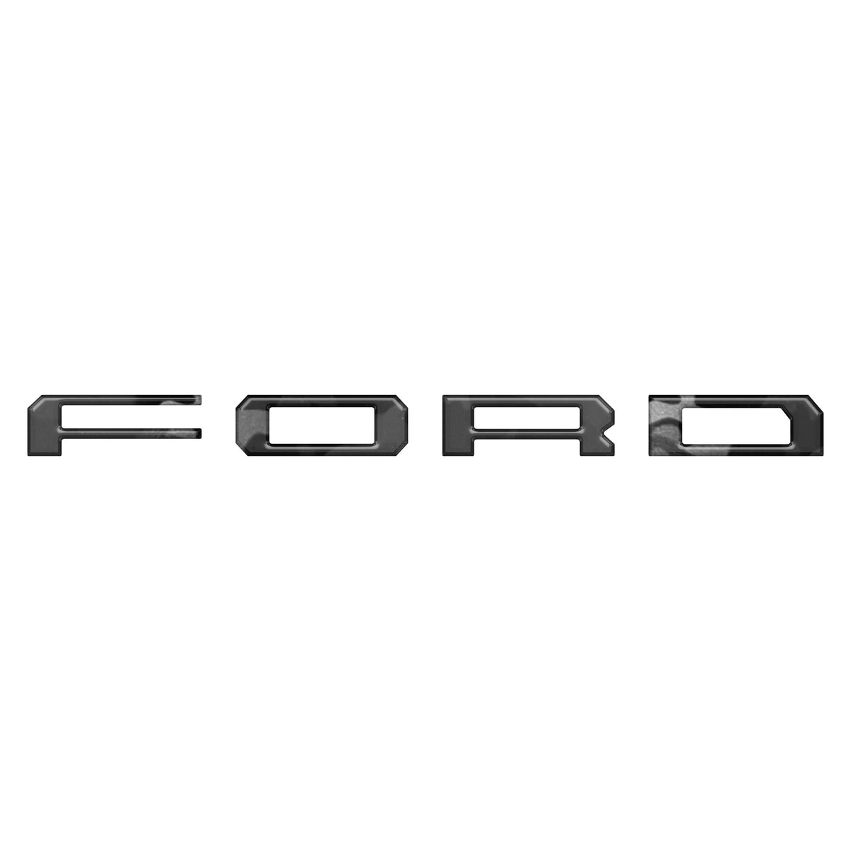 Lightning Rear Bumper Overlays Fits 2022-2027 Ford F-150 Lightning