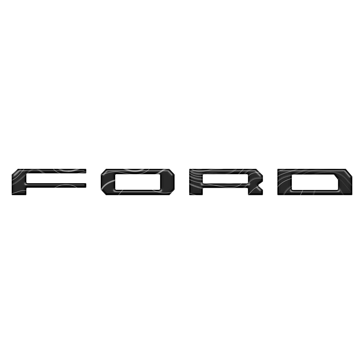 Lightning Rear Bumper Overlays Fits 2022-2027 Ford F-150 Lightning
