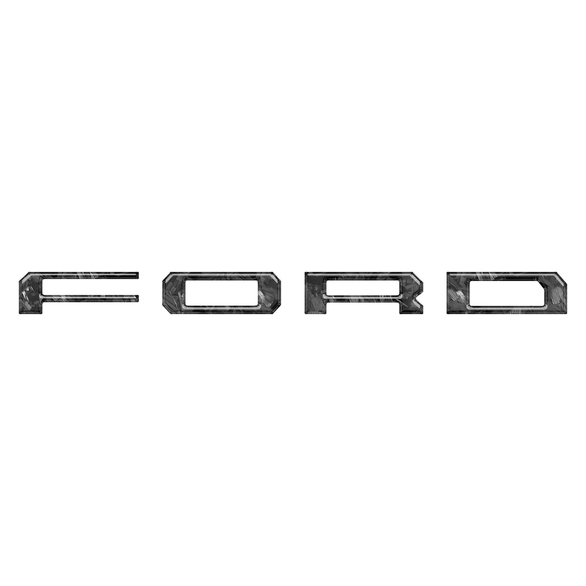 Inner Tailgate Letter Inserts Fits 2022-2027 Ford F-150 Lightning