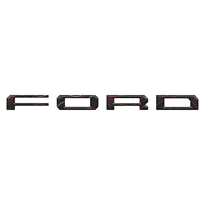 Inner Tailgate Letter Inserts Fits 2022-2027 Ford F-150 Lightning