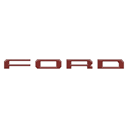 Inner Tailgate Letter Inserts Fits 2022-2027 Ford F-150 Lightning