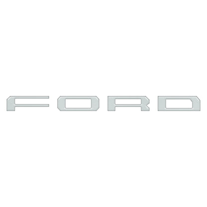 Inner Tailgate Letter Inserts Fits 2022-2027 Ford F-150 Lightning