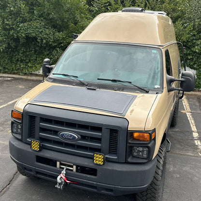 Ford Cargo Van (2008-Present) E250 E350 Lensun 105W Hood Solar Panel