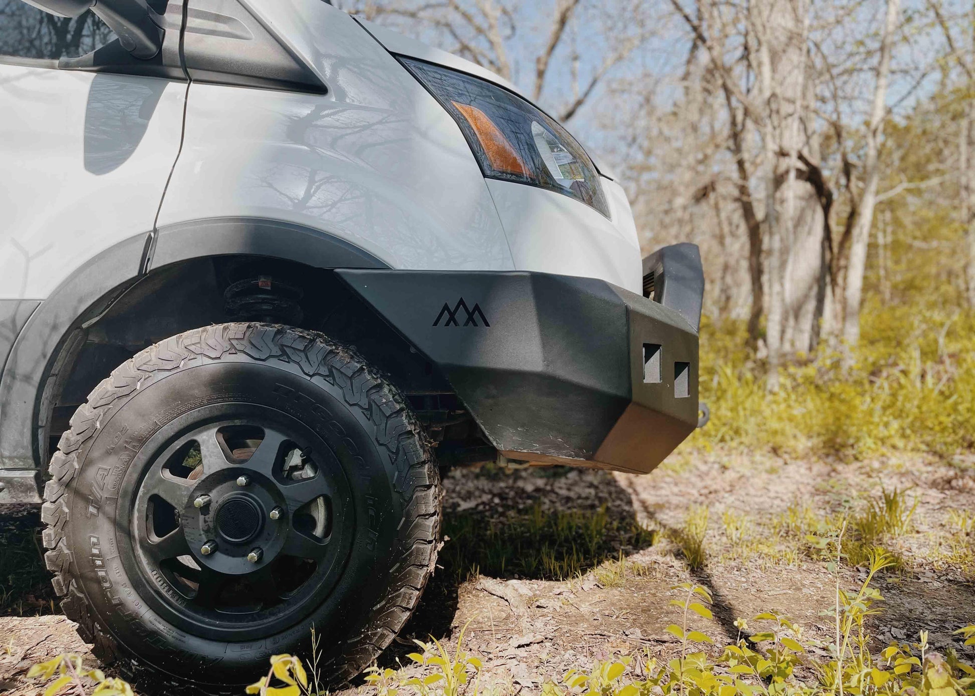 Ford Transit (2015-2019) Front Bumper [Bull Bar] - Backwoods Adventure Mods