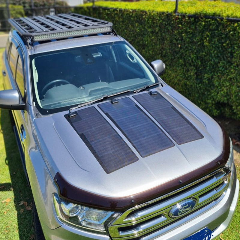 Ford Everest (2015-2022) Lensun 115W Hood/Bonnet Flexible Solar Panel