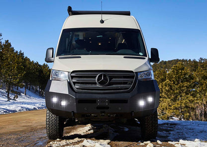 Mercedes Sprinter (2019+) Front Bumper [No Bull Bar] - Backwoods Adventure Mods