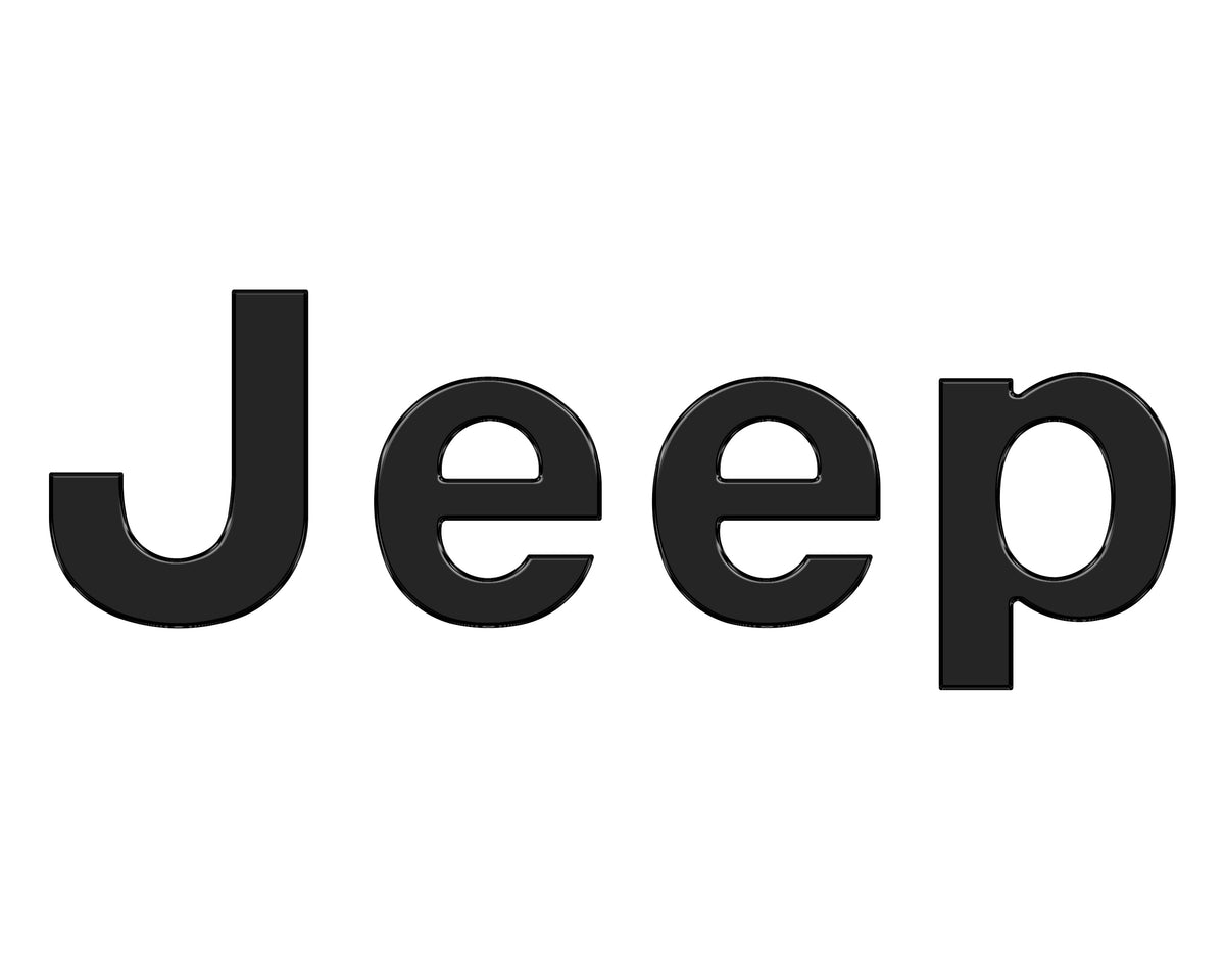 Tailgate Letter Overlays Fits 2019-2027 Jeep Gladiator