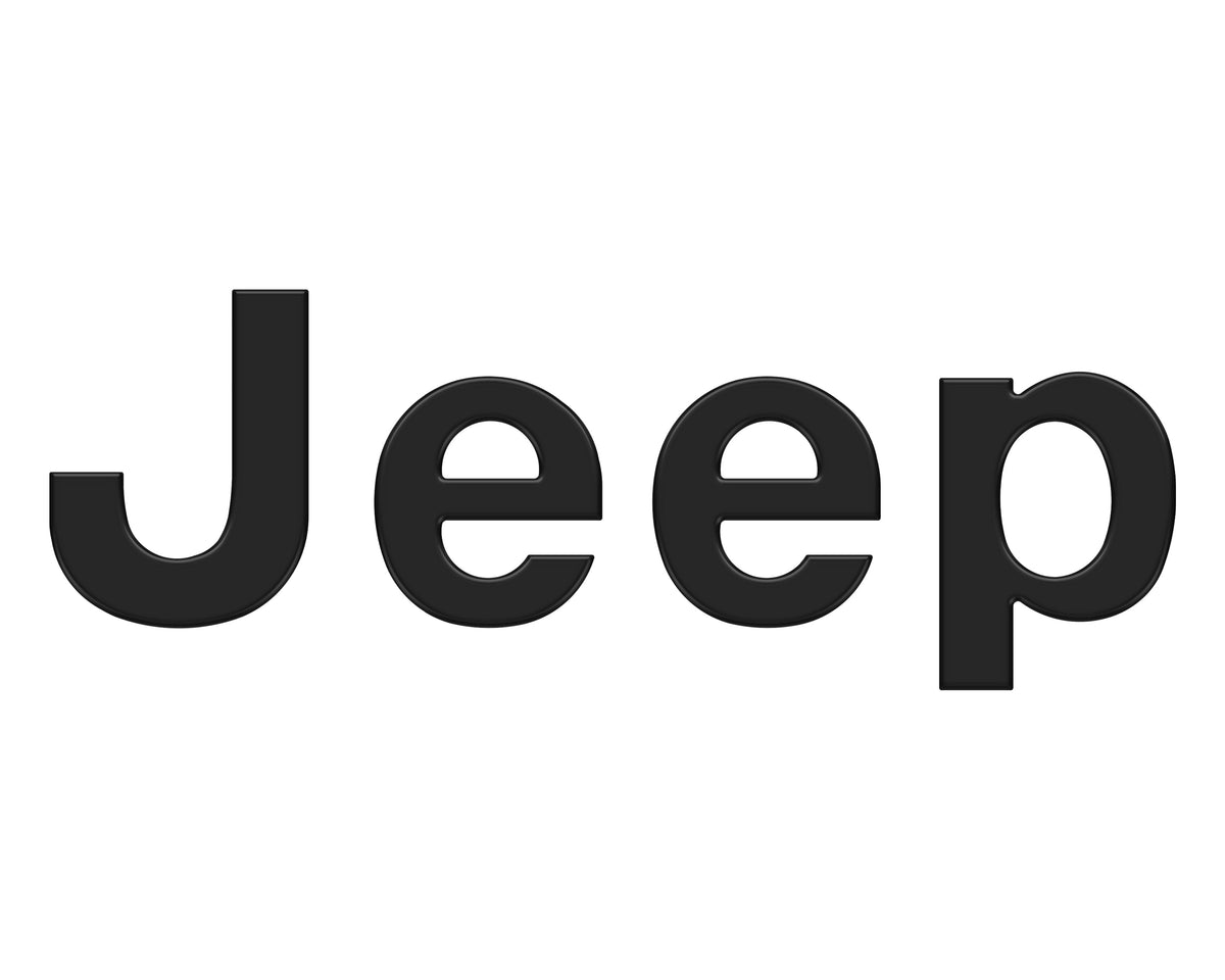 Tailgate Letter Overlays Fits 2019-2027 Jeep Gladiator