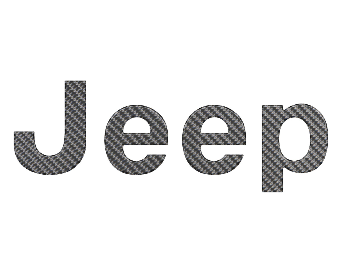 Tailgate Letter Overlays Fits 2019-2027 Jeep Gladiator