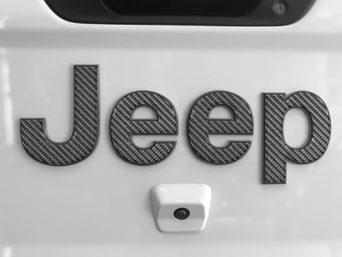 Tailgate Letter Overlays Fits 2019-2027 Jeep Gladiator