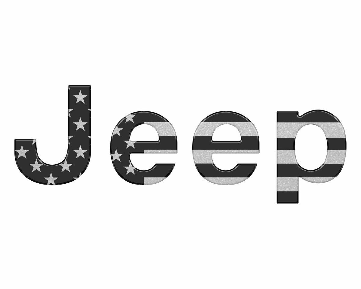 Tailgate Letter Overlays Fits 2019-2027 Jeep Gladiator