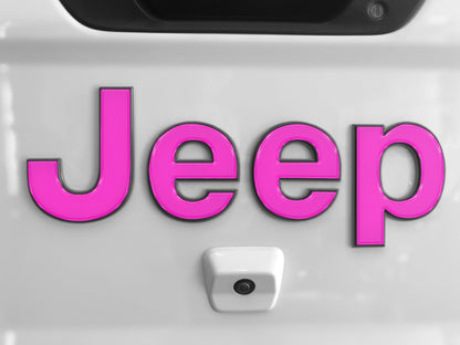 Tailgate Letter Overlays Fits 2019-2027 Jeep Gladiator