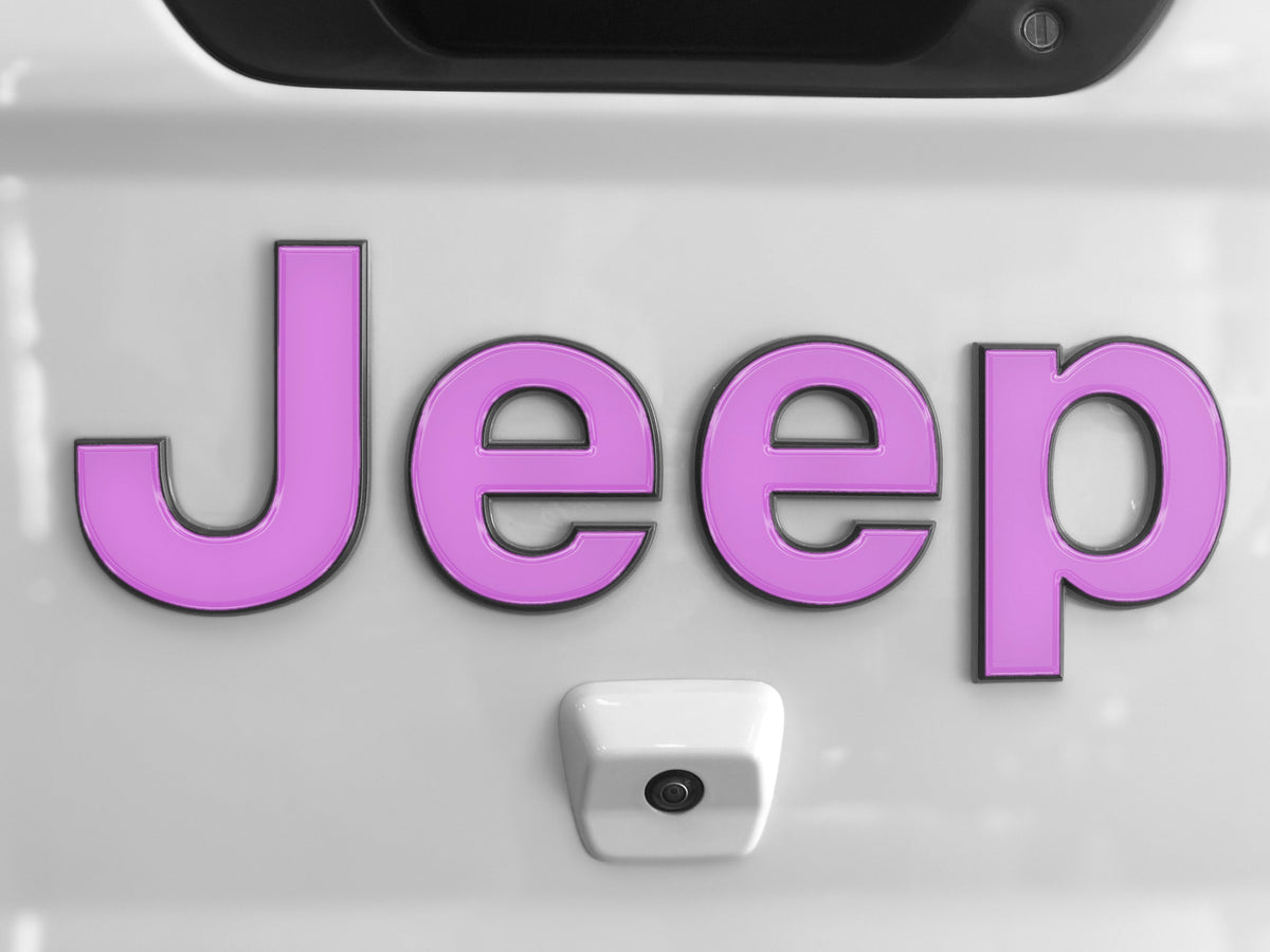 Tailgate Letter Overlays Fits 2019-2027 Jeep Gladiator