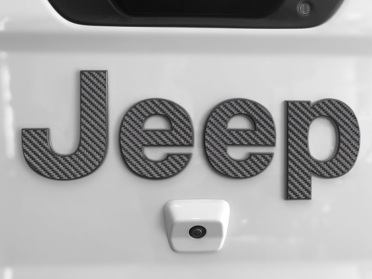Tailgate Letter Overlays Fits 2019-2027 Jeep Gladiator