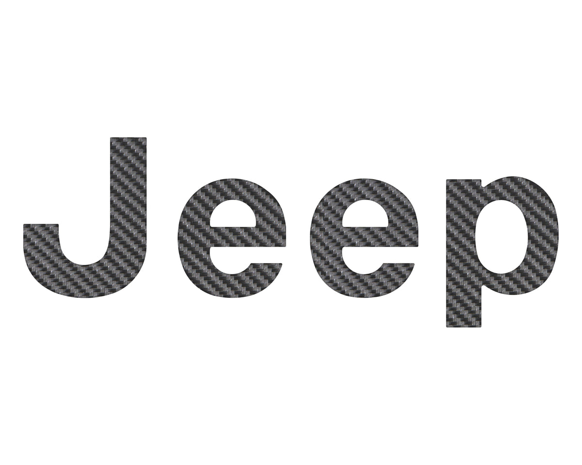 Tailgate Letter Overlays Fits 2019-2027 Jeep Gladiator