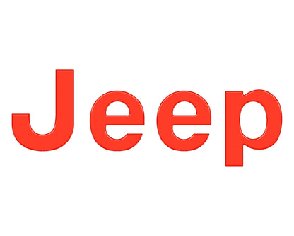 Tailgate Letter Overlays Fits 2019-2027 Jeep Gladiator