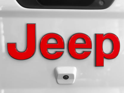 Tailgate Letter Overlays Fits 2019-2027 Jeep Gladiator
