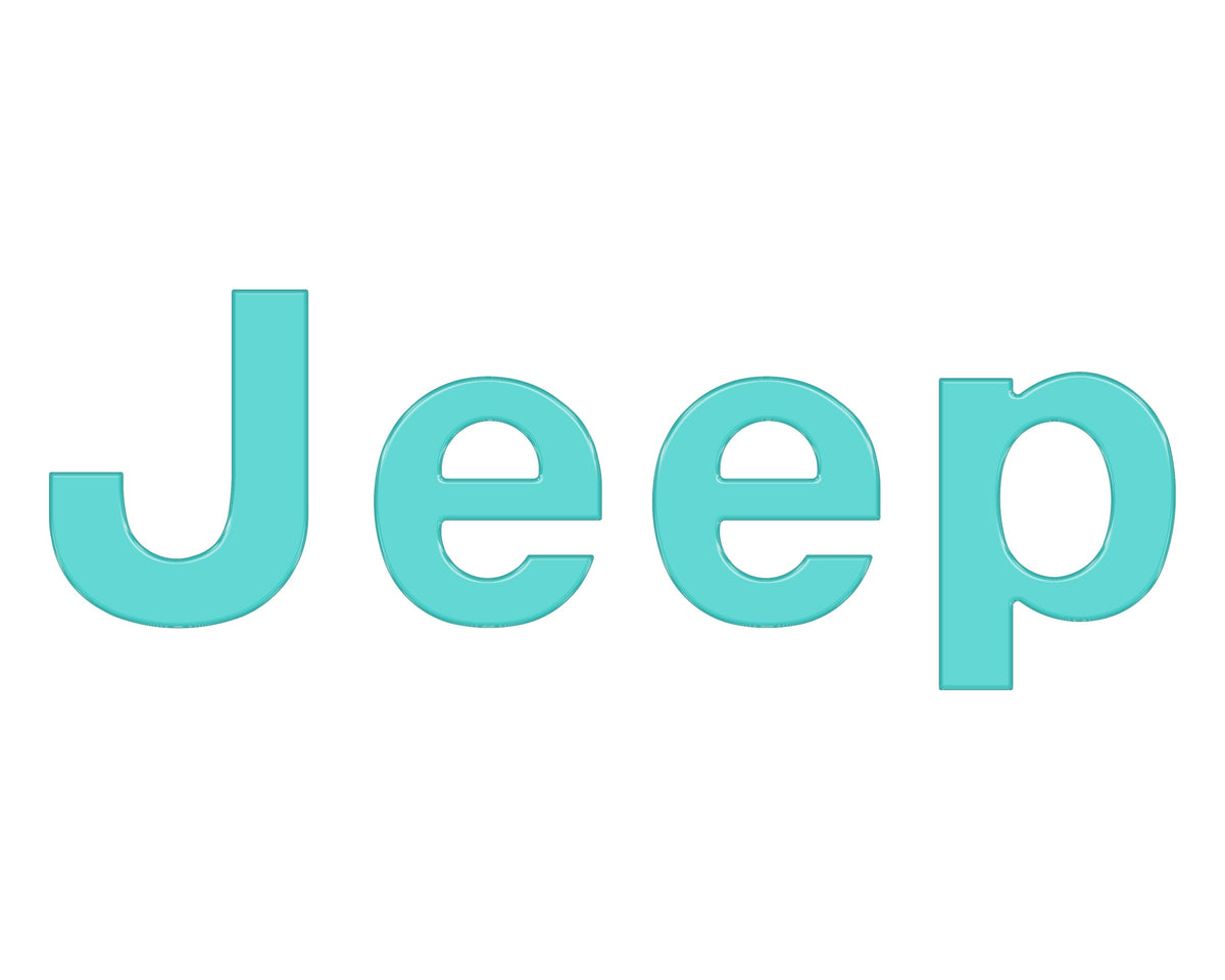 Tailgate Letter Overlays Fits 2019-2027 Jeep Gladiator