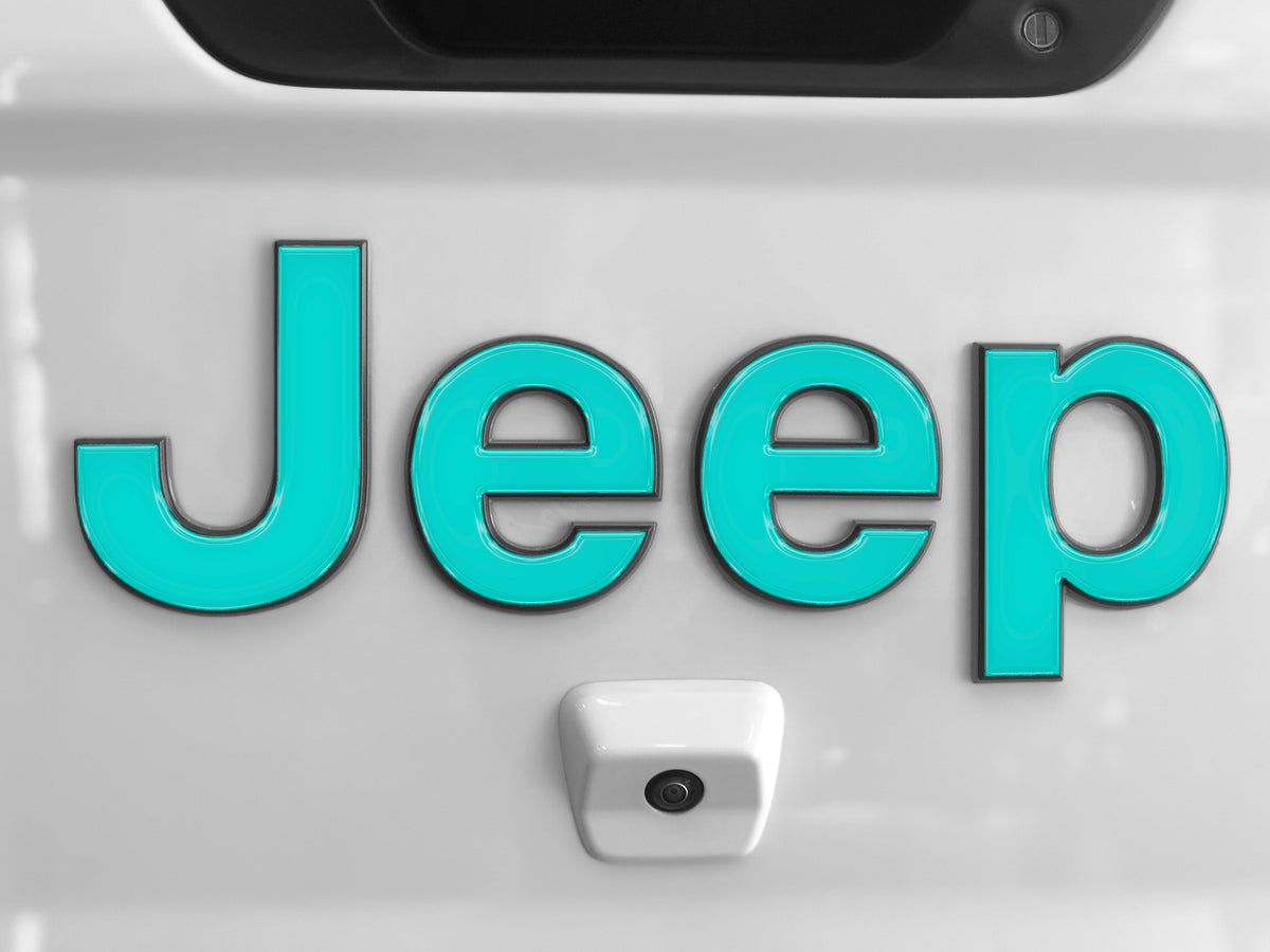 Tailgate Letter Overlays Fits 2019-2027 Jeep Gladiator