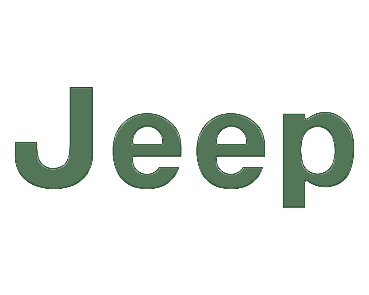 Tailgate Letter Overlays Fits 2019-2027 Jeep Gladiator