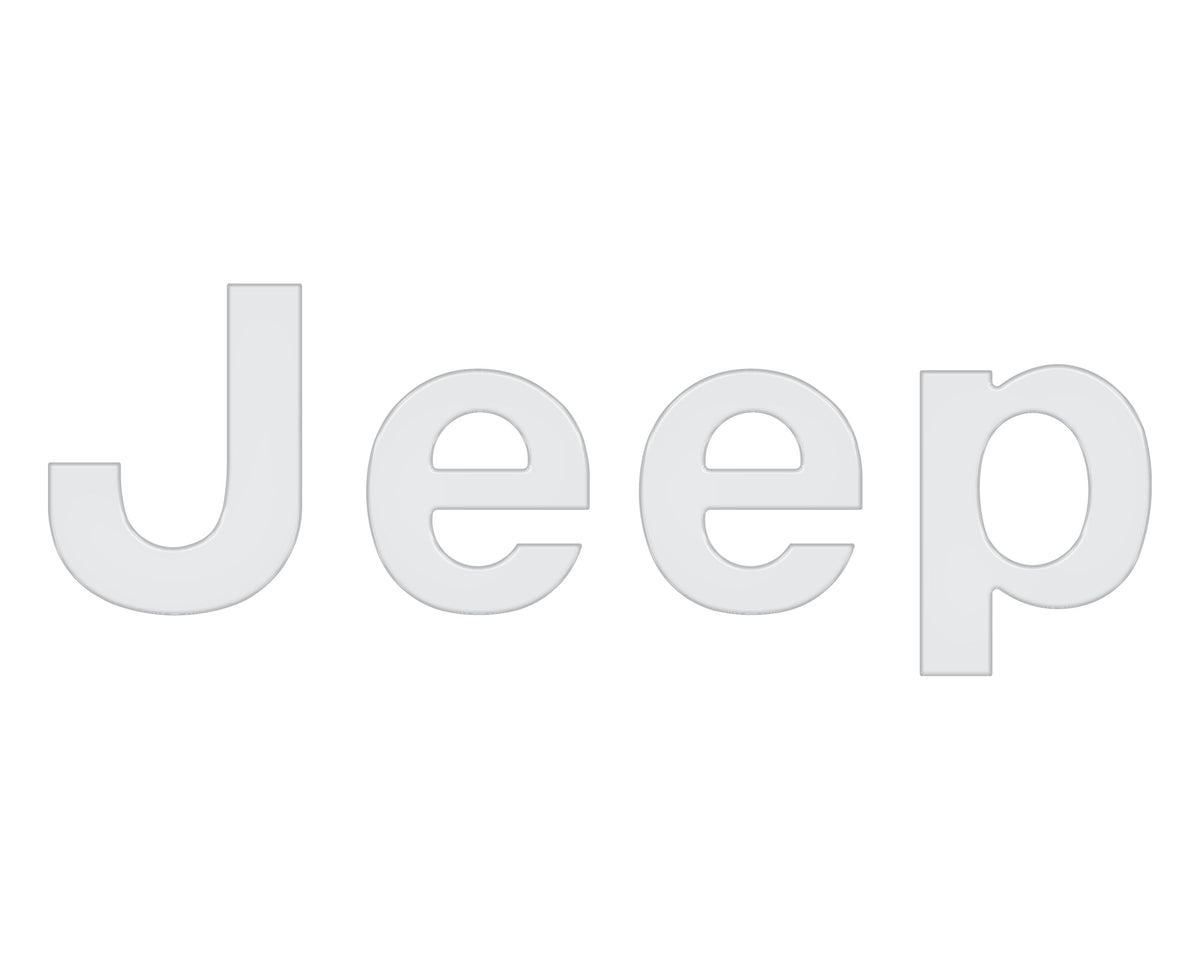 Tailgate Letter Overlays Fits 2019-2027 Jeep Gladiator